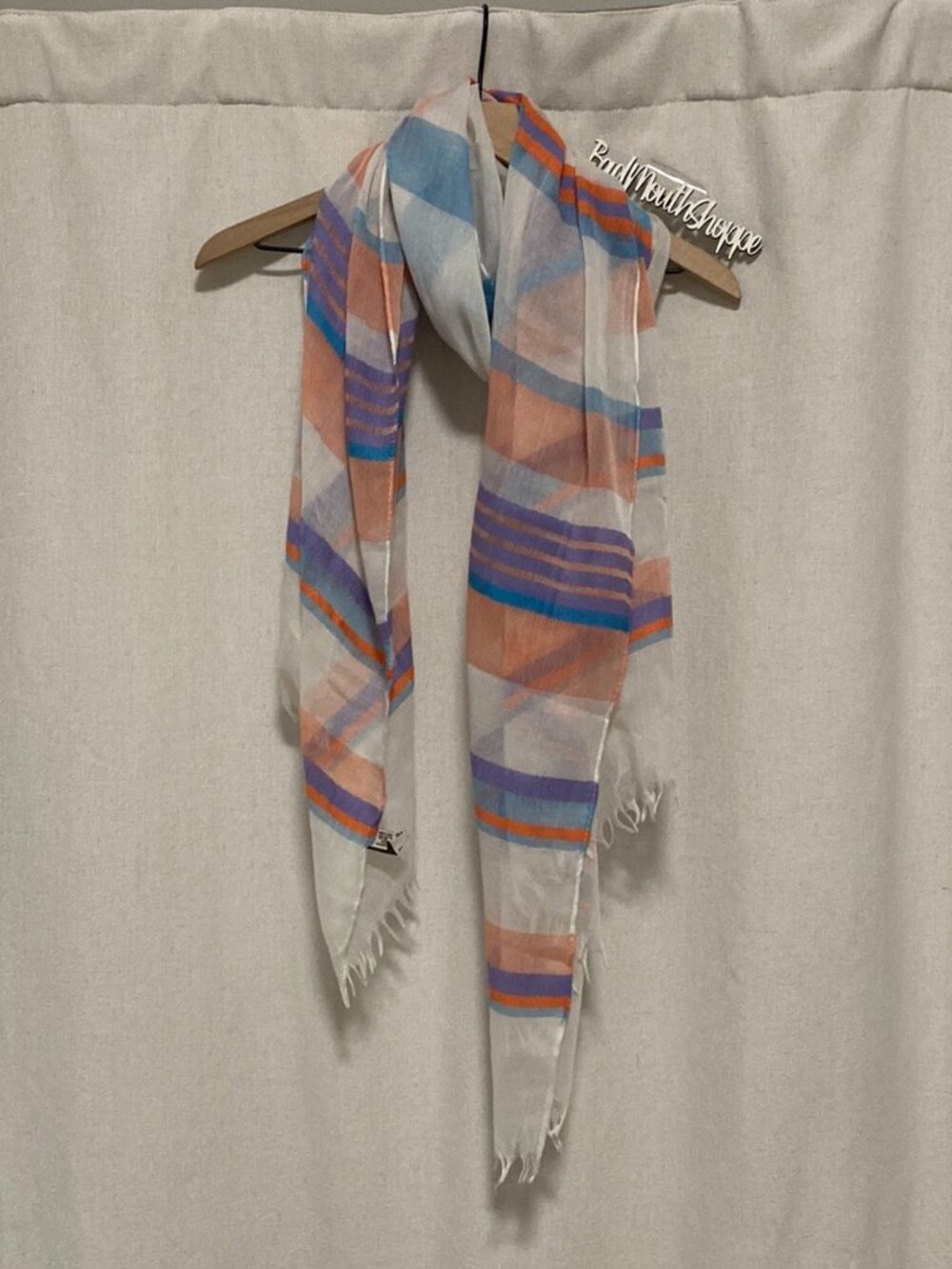 Italy Design Summertime Stripe Lightweight Scarf